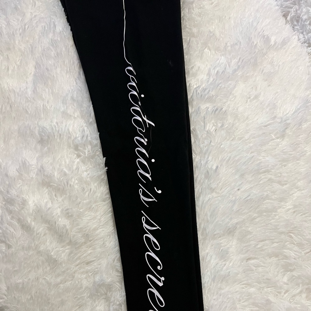 Victoria Secret foldover graphic leggings size xsmall/long (discontinued)
